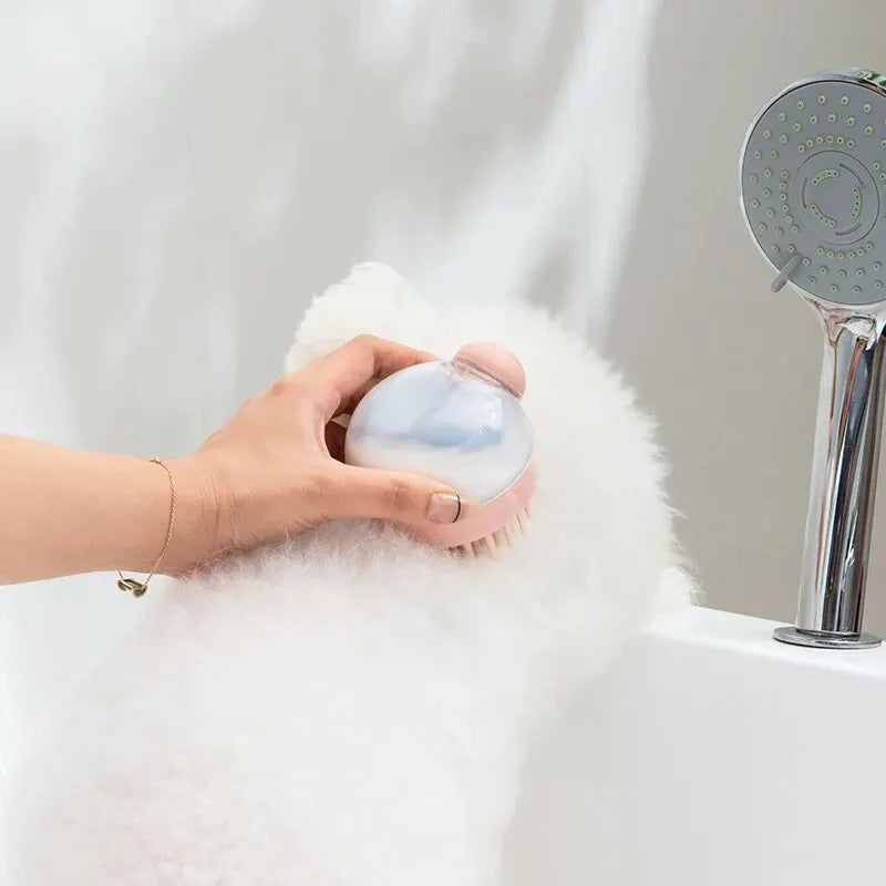 Pet Bath Shampoo Brush