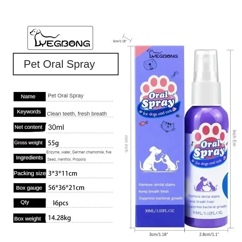 Pet Teeth Cleaning Spray